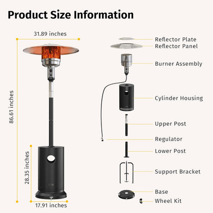 RIKOSTA - Patio Heater